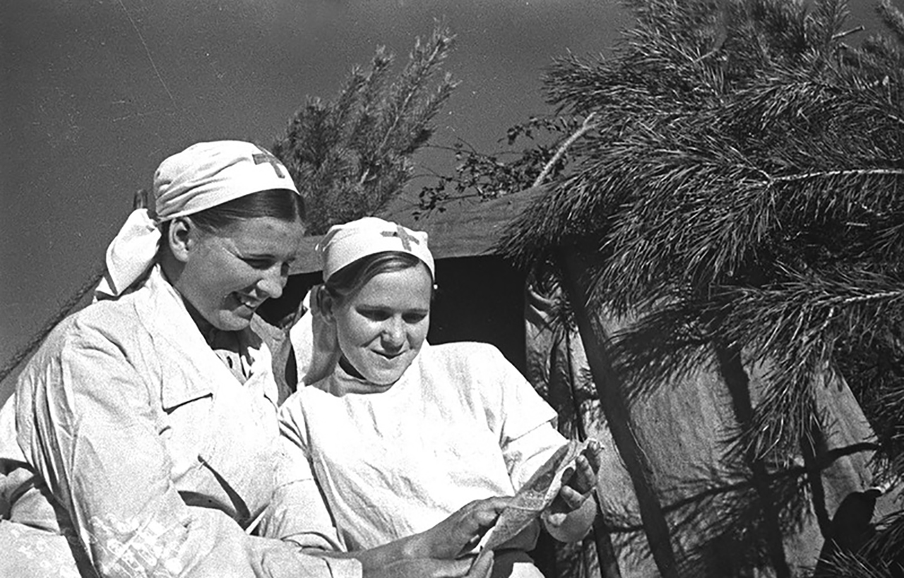 Медсестры в годы войны 1941-1945