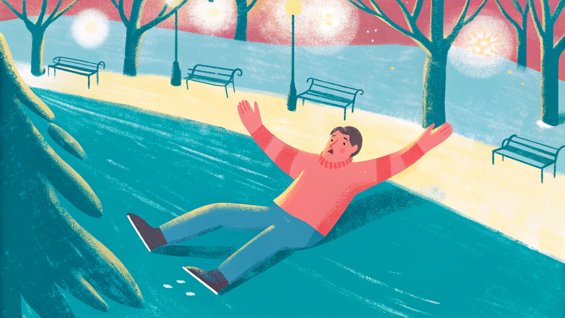 Упал, очнулся — гипс? Как действовать после падения на льду, чтобы избежать осложнений