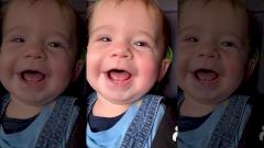 Малыш впервые услышал маму с помощью слухового аппарата