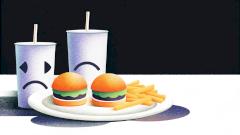 Ученые: фастфуд подрывает психологическое благополучие